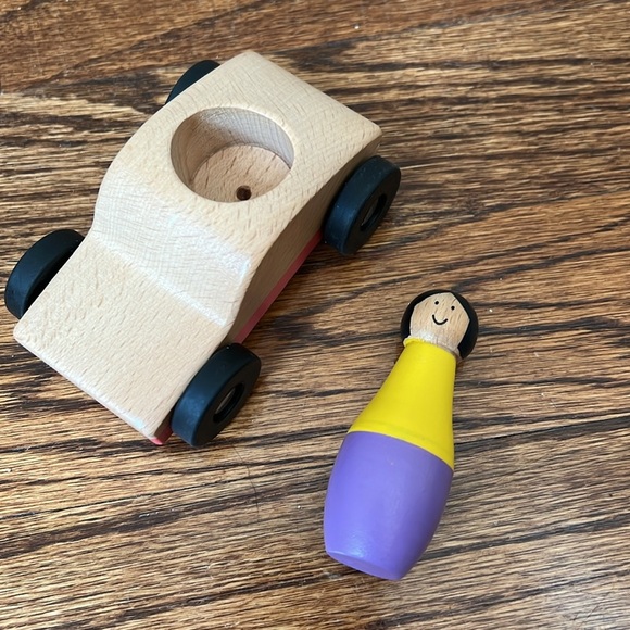 LOVEVERY STELLA AND PUSH CAR WOODEN TOY - Picture 4 of 6